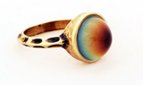 Bronze Plated Changing Color Mood Ring