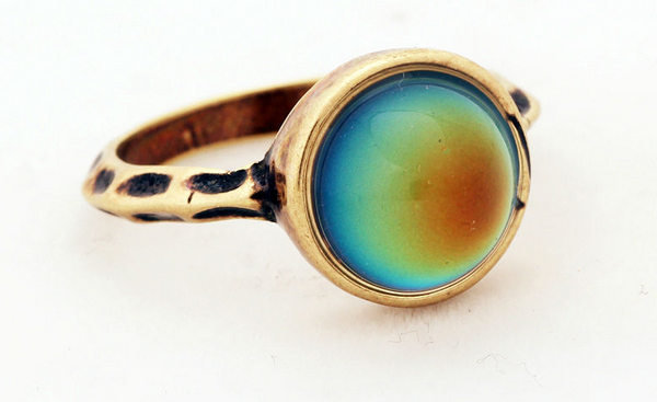 Bronze Plated Changing Color Mood Ring