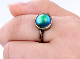 Bronze Plated Changing Color Mood Ring