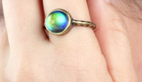 Bronze Plated Changing Color Mood Ring