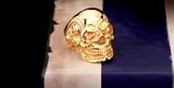 Stainless Steel Skeleton Skull Head Rings