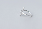925 Sterling Silver Heartbeat Rhythm Ring