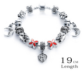 Silver Antique Charm Beads Bracelets