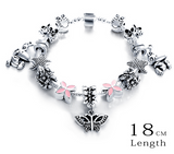 Silver Antique Charm Beads Bracelets