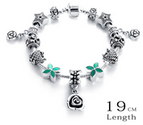 Silver Antique Charm Beads Bracelets