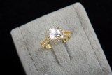 Gold Plated Bronze Ring