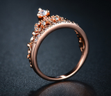 Rose Gold Plated Crown Ring