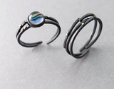 Stars Trail Gemstone Ring