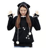 Cat Lover Hoodie Pouch