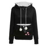 Cat Lover Hoodie Pouch