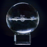 3D Solar System Crystal Ball