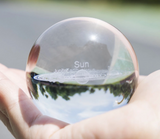 3D Solar System Crystal Ball