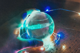 3D Solar System Crystal Ball