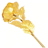 Gold Foil Rose Flower