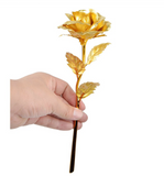 Gold Foil Rose Flower