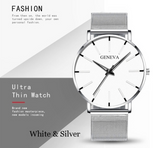 Geneva Quartz Ultra Thin Watch