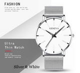 Geneva Quartz Ultra Thin Watch