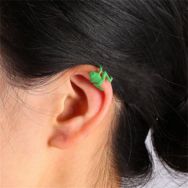 Clip on Frog Earring