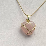 Opal Heart Necklace
