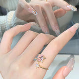 Transparent Heart Love Ring