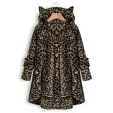 Fleece Cat Hoodie Multi Color