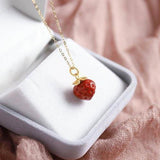 Strawberry Pendant Necklace