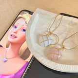 Opal Heart Necklace