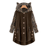 Fleece Cat Hoodie Multi Color