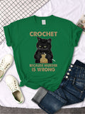 Crochet Because Murder Is Wrong