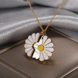 You Are My Sunshine Sunflower Necklace