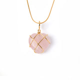 Opal Heart Necklace