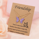 Friendship Butterfly Necklace
