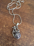 Hollow Bottle Pendant Charm Necklace