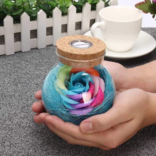 Rose Bloom™ - LED Bottle Lamp