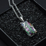 Rainbow Mystic Topaz Pendant