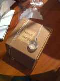 Kabbalah Tree Of Life Real Dried Leaves 925 Sterling Silver Chain Necklace