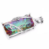 Rainbow Mystic Topaz Pendant