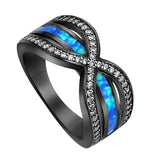 Blue Knot Opal Cocktail Ring