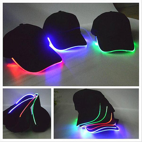 Unisex LED Black Hats