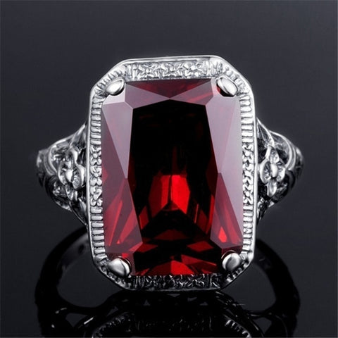 Red Ruby Gemstone Ring