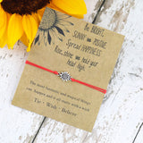Sunflower Quote Bracelet