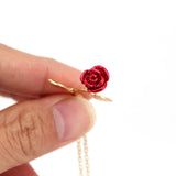 Valentine's Day Rose Necklace
