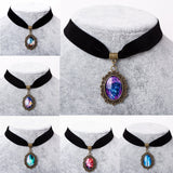 Galaxy Nebula Choker Elastic Necklace