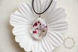 Time Dome Dried Flower Necklace