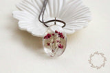 Time Dome Dried Flower Necklace