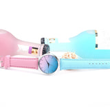 PinkBlue Quartz Wrist Watch