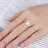 Silver Rose Ring