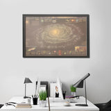 Milky Way Nebula Map