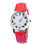 Cat Time PU Leather Quartz WristWatch