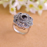 Crystal Flower Ring